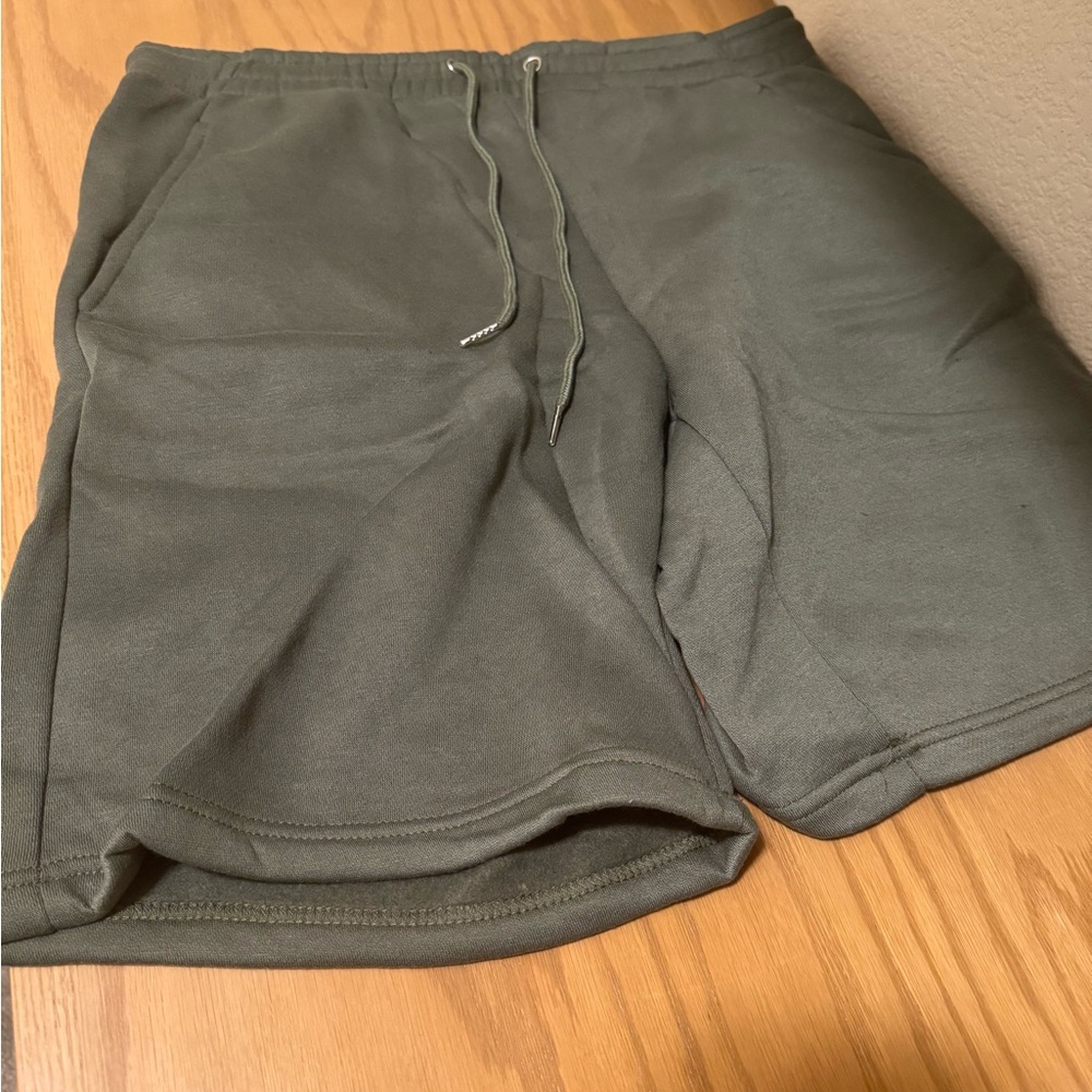 Men's Athletic Olive Shorts